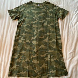 Camo T-Shirt Dress